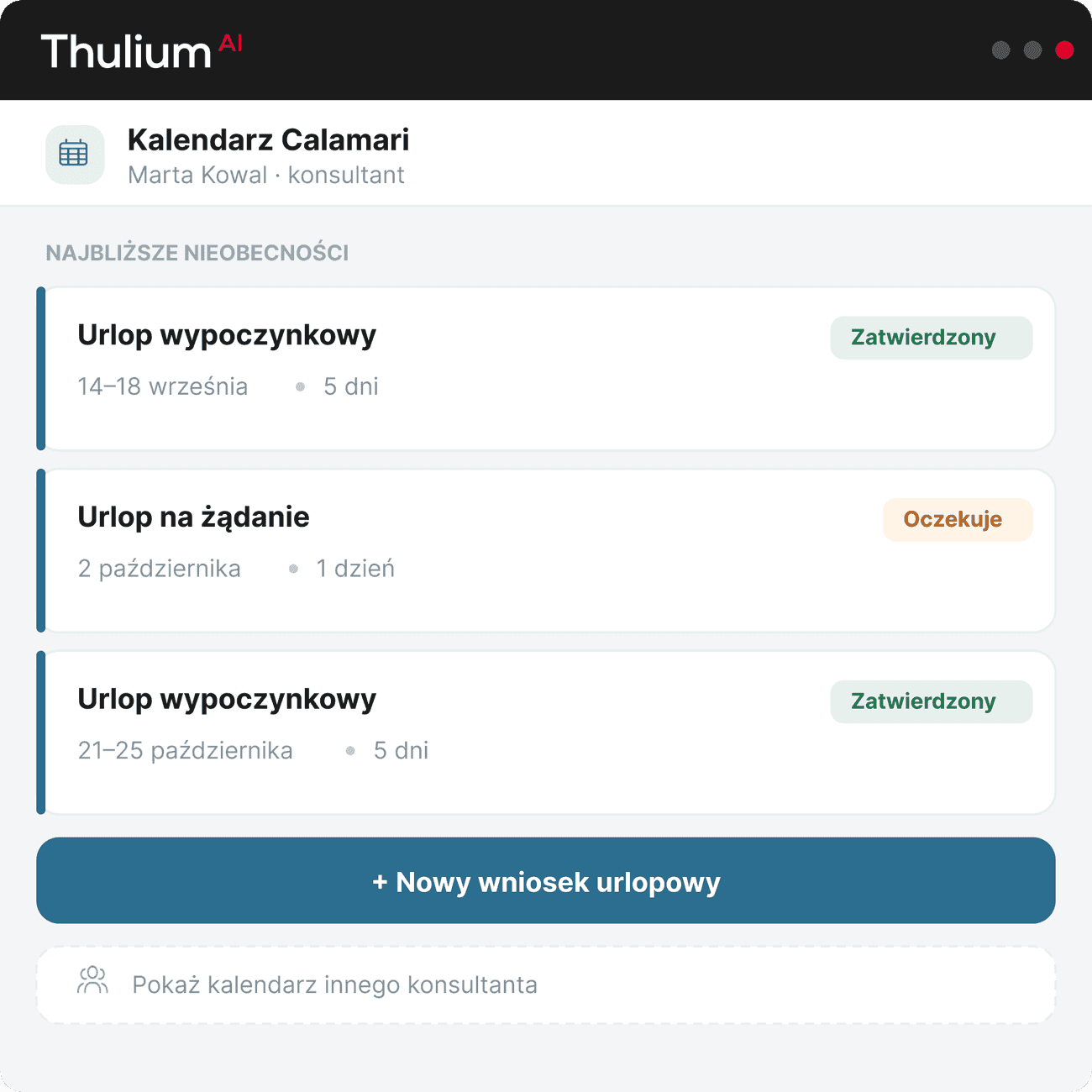 Jak zintegrować Calmari z Thulium