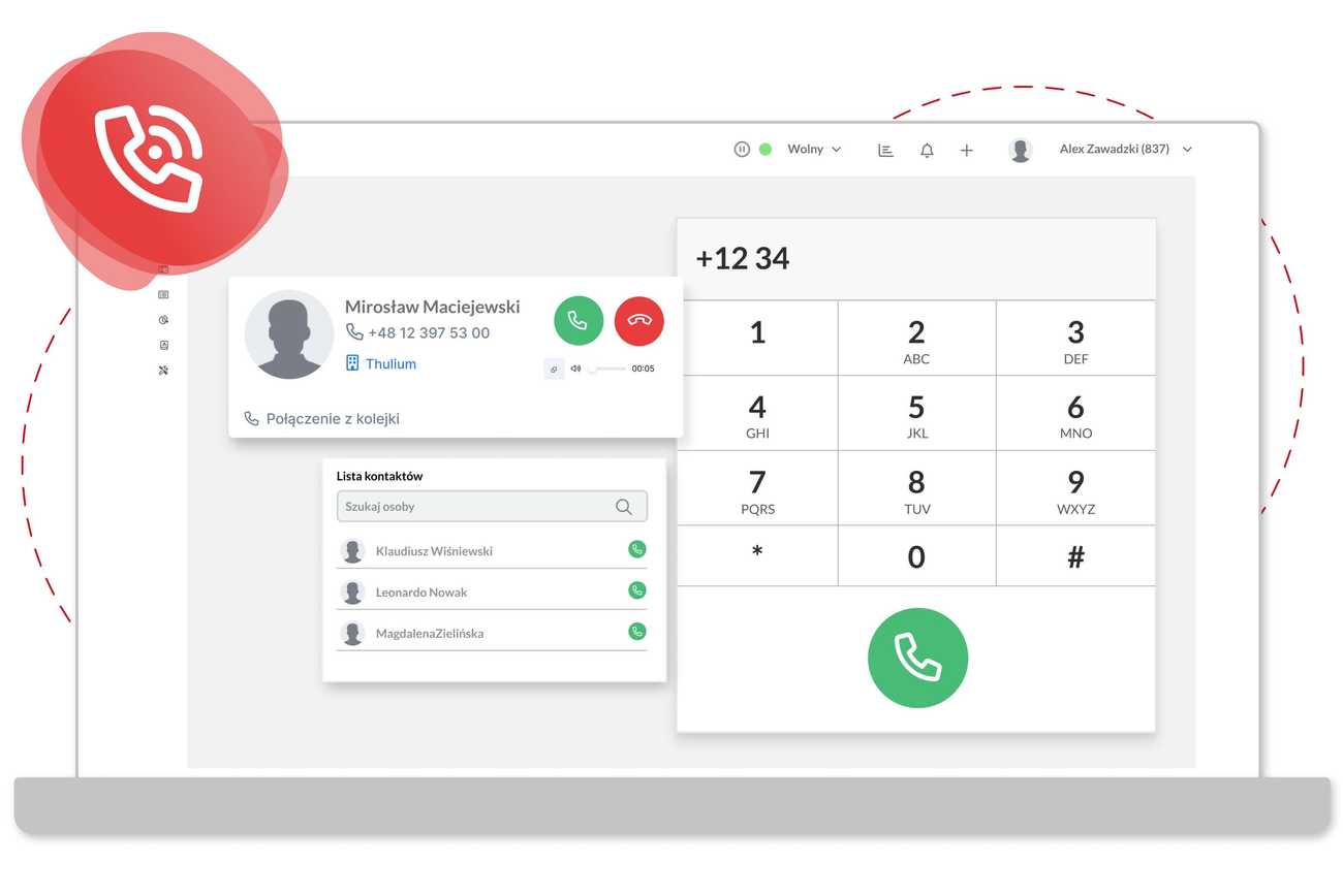 infolinia w systemie Thulium 