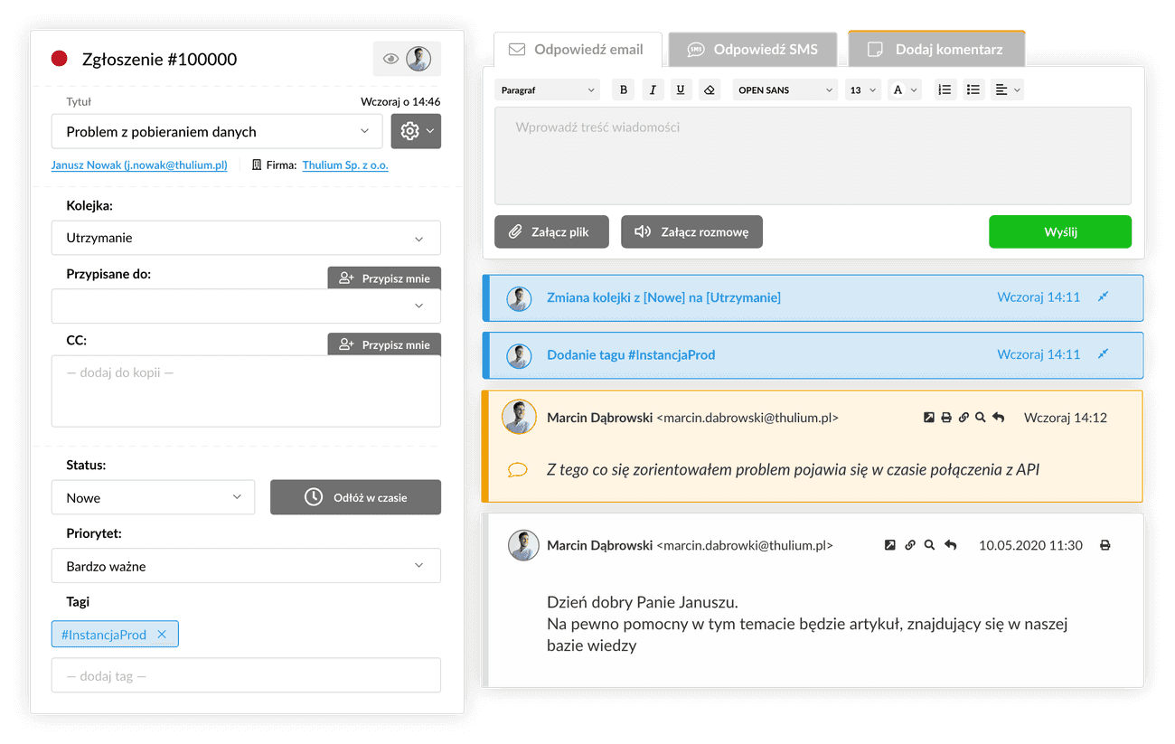 helpdesk service dla branży IT