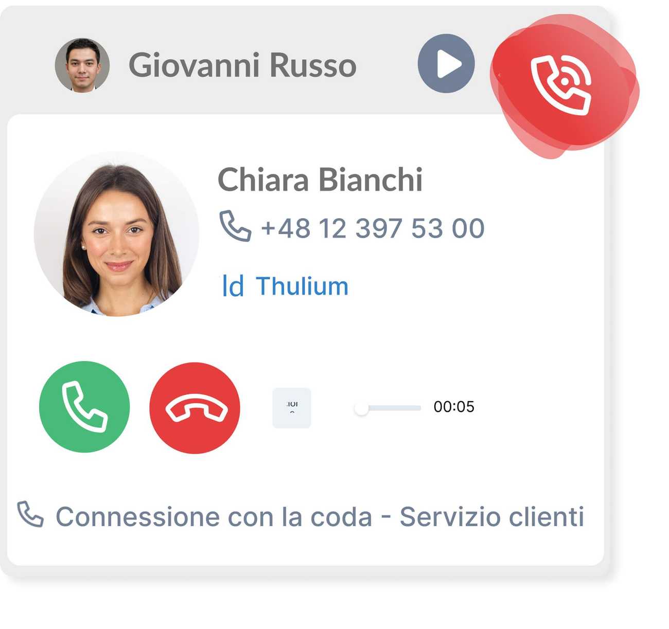 Identificazione del cliente in CRM