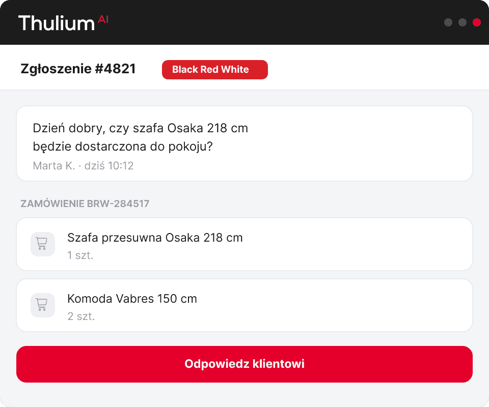 Instrukcja integracji Thulium z BRW